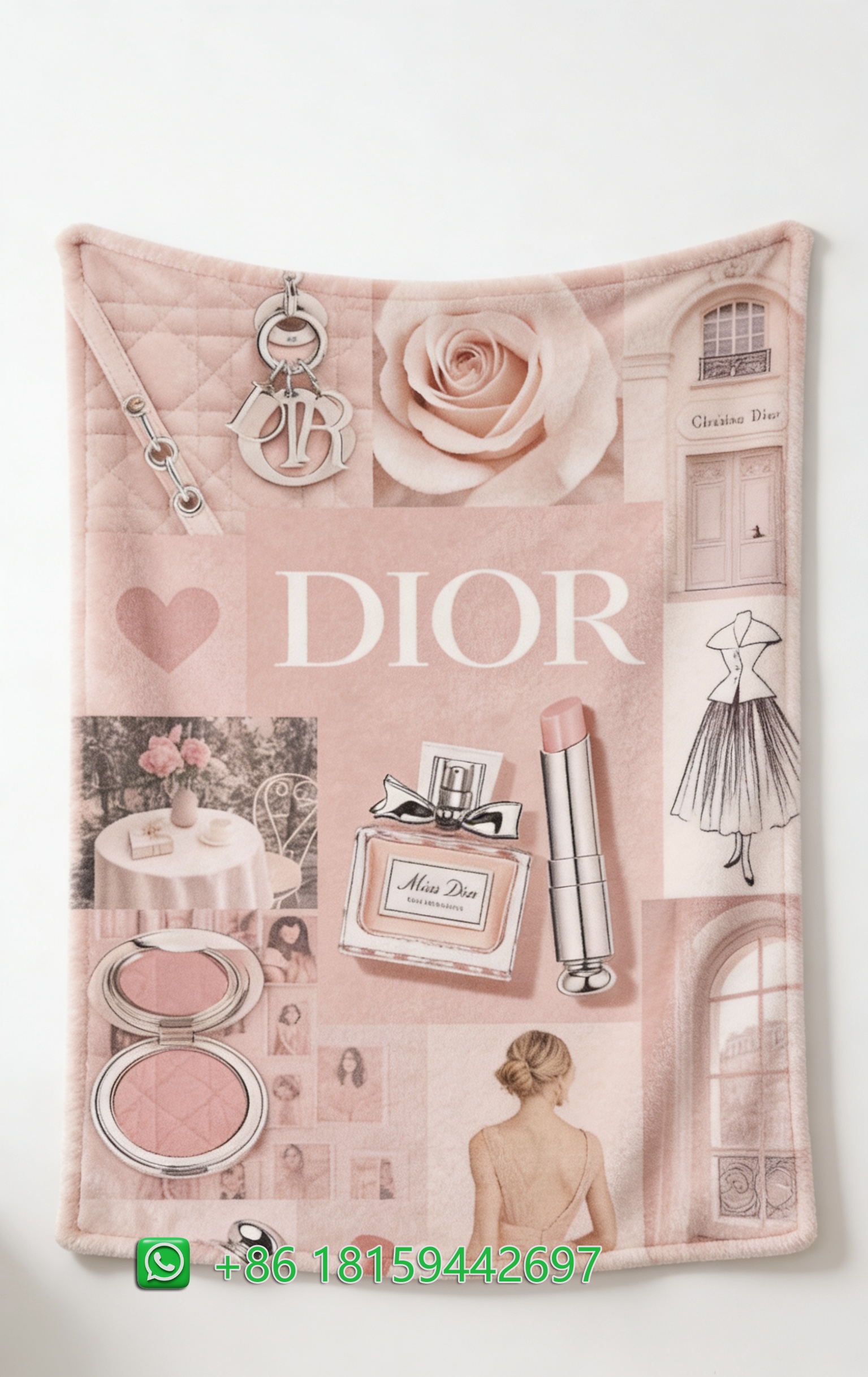 Dior Throw Blankets